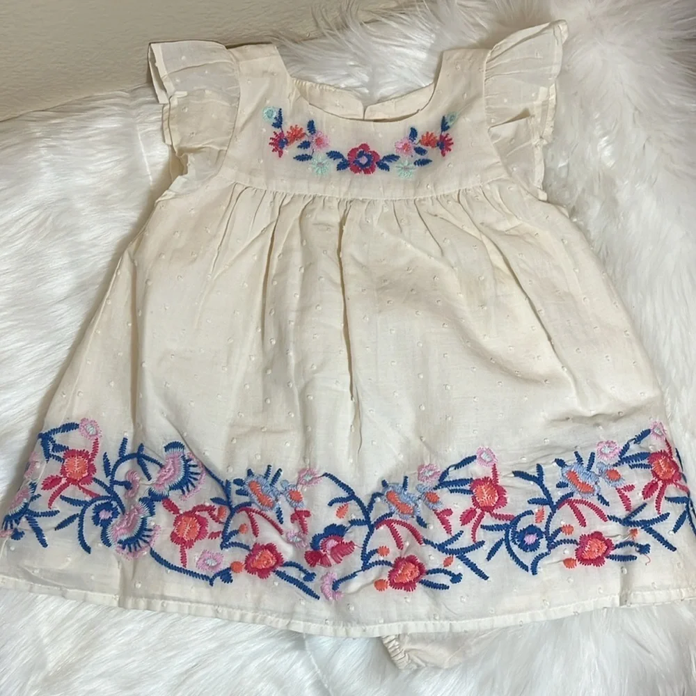 Baby Spring Summer Floral Dresses Set